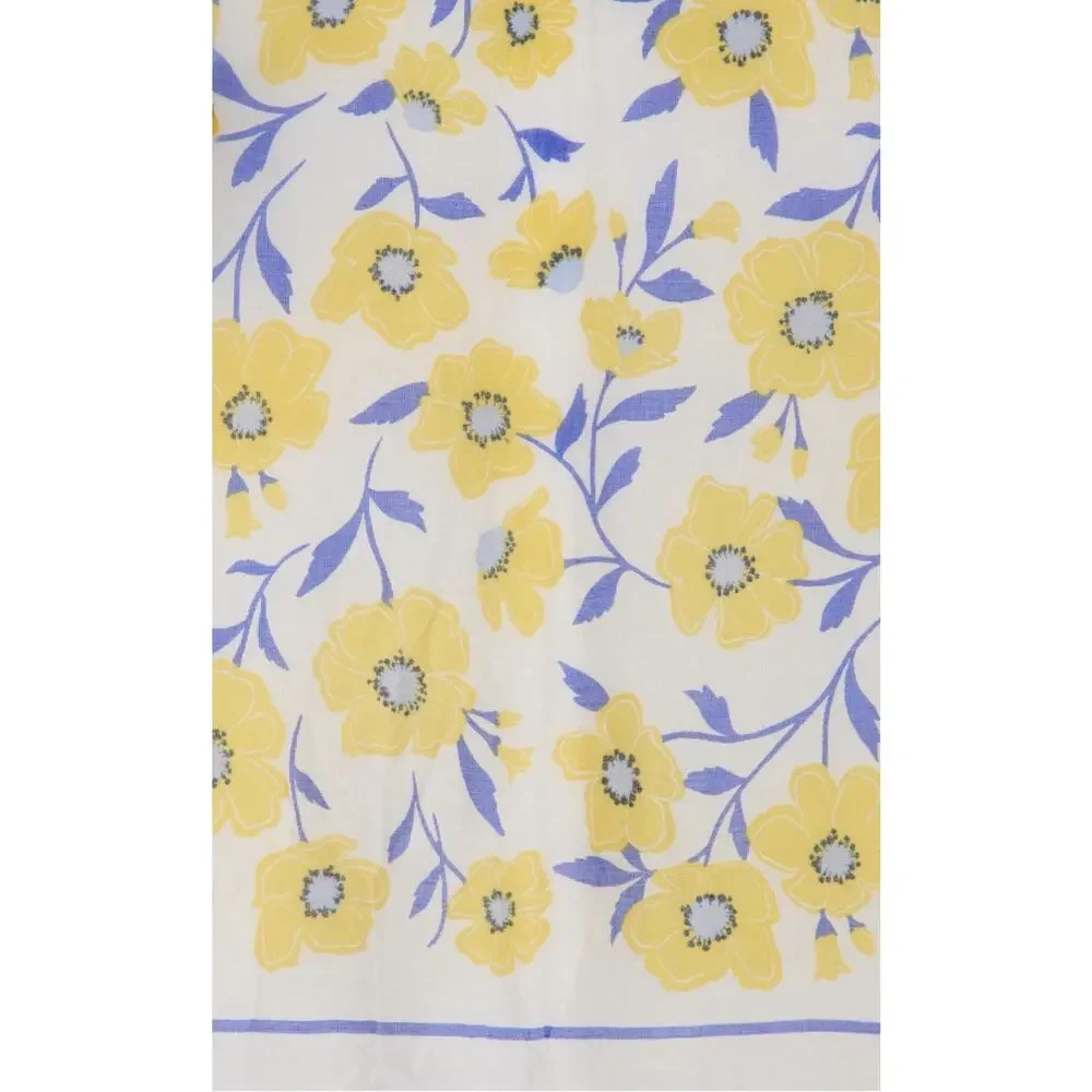 Kate Spade New York Springtime Floral Oblong Scarf NWT